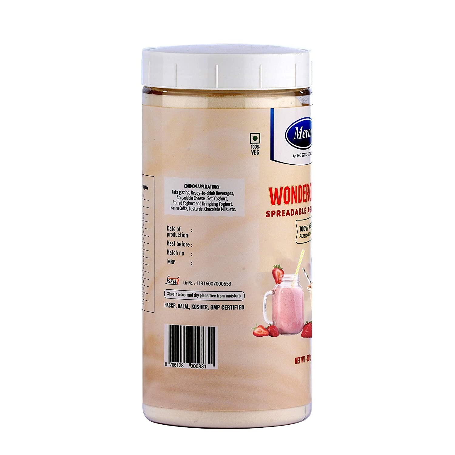 Meron Wondergel 30 Spreadable Agar Agar   Jar  500 grams